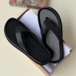 Zara Platform Thong Slide (Black)