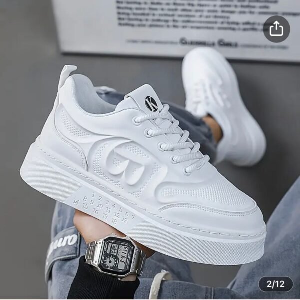 White Chunky Sneakers – Bold Comfort