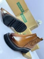 Clarks Tan Chelsea Boots