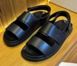 Bally Nicky Logo Black Leather Sandals