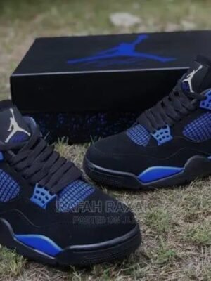 Black and Blue Air Jordan Sneakers for Men | Tconcorde