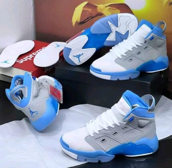 Air Jordan 9 White and Red High-Top Sneakers for Men | Tconcorde