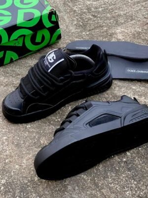 Dolce & Gabbana Black Sneakers for Men - Limited Stock Available | Tconcorde
