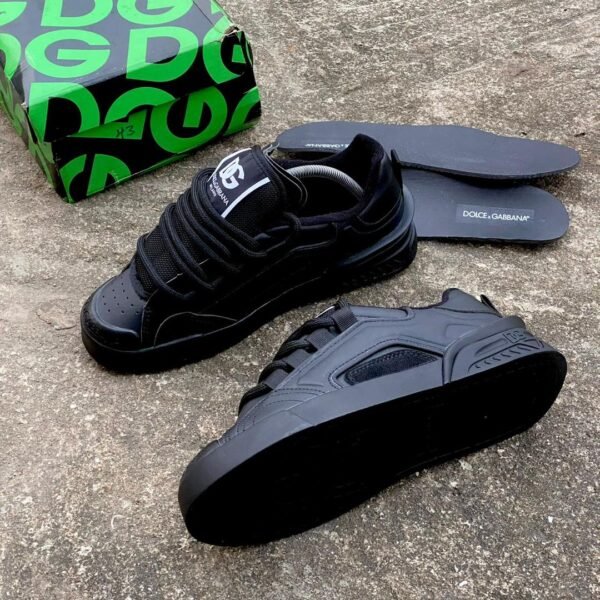 Dolce & Gabbana Black Sneakers for Men - Limited Stock Available | Tconcorde