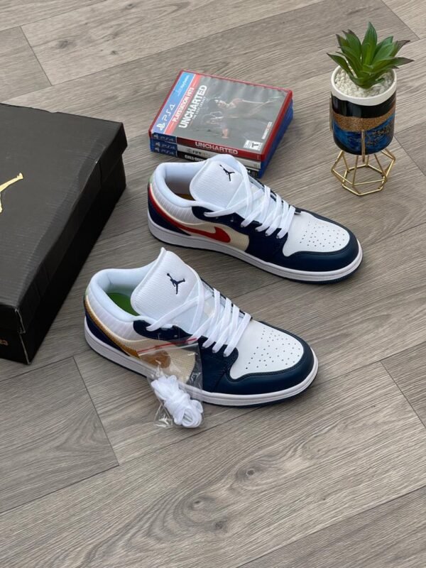 Air Jordan 1 Mid 'White Navy Gold' - Limited Edition Sneakers for Men | Tconcorde