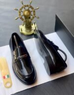 Premium Black Leather Loafers for Men - Luxury Shoes in Nigeria at Tconcorde | Tconcorde