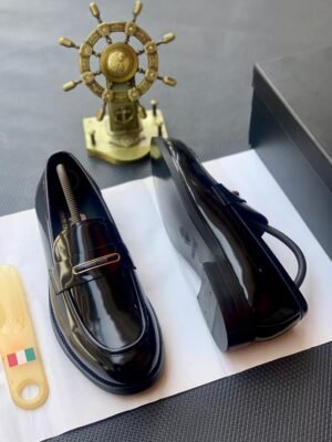 Premium Black Leather Loafers for Men - Luxury Shoes in Nigeria at Tconcorde | Tconcorde