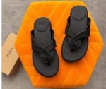 Premium Black Two-Strap Slide Sandals for Women | Tconcorde