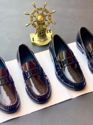 Premium Black Leather Loafers for Men in Nigeria at Tconcorde