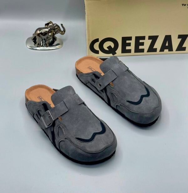 Premium Grey Suede Moccasin Half Shoe for Men | Tconcorde
