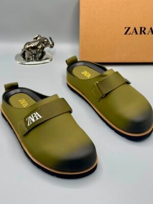 Olive Green Strap Shoes for Men | Tconcorde