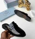 Tconcorde Black Patent Leather Half Shoes - Limited Stock!