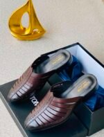 Tom Ford Brown Leather Half Shoes - Limited Stock!